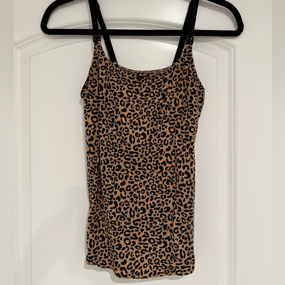 STORQ Leopard Soft Touch Nursing Tank